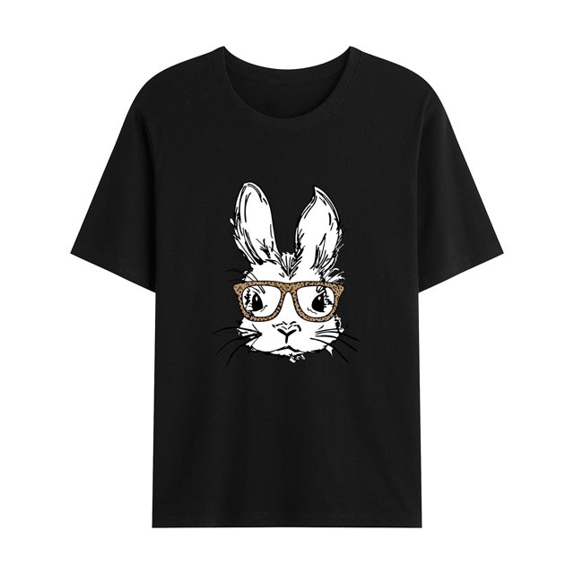 EGNMCR T-Shirts pour Homme Hommes Décontracté Mode Col Rond Chandail à Enfiler T-Shirt Imprimé de Pâques Manches Courtes Hauts Cadeaux pour Hommes