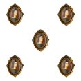thumbnail image 3 of Baohd Picture Frame Vintage Photos Photo Holder Frames Bedroom Baroque Decor 6 Inch oval 5Set, 3 of 6