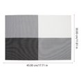 thumbnail image 4 of Luxshiny 2Pack Heat Resistant Table Mats Black PVC Craft Mats to Protect Table, 4 of 7