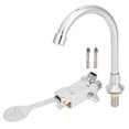 thumbnail image 4 of Sink Faucet,Bathroom Basin Faucet Set Basin Faucet Foot Pedal Faucet High Capacity, 4 of 11