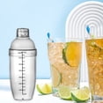 thumbnail image 1 of SSZMDLB Cocktail Shaker, Plastic Bar Mixing Tool with Measurement Scales, Drink Mixer for Lemon Tea, Cocktails and Home Bar, Transparent ABS Shaker Cup, 1 of 6