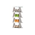 thumbnail image 2 of Birdeem Multi-Layer Letter Shoe Rack, Small Shoe Cabinet for Household Doorstep Balcony, and Economical Folding Shoe Rack for Student Dormitories, 2 of 5