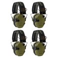 thumbnail image 1 of Walkers Razor Slim Cache-Oreilles de Protection Auditive Électronique, Vert (Lot de 4), 1 of 12