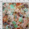 thumbnail image 3 of oneOone Cotton Poplin Brown Fabric Abstract Floral Craft Projects Decor Fabric Printed By The Yard 56 Inch Wide, 3 of 4