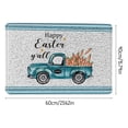 thumbnail image 3 of Wzzjkit Easter Door Mat - Super Absorbent Quick Dry Front Mats Bath Rug Rubber Backing Non Slip Washable Carpet - Easter Decorations Door Mat Outside Entrance, 3 of 8