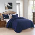 thumbnail image 1 of JML Quilt Set King 3 Piece Coverlet, Microfiber Embossed Bedspread With 2 Shams,92"x104", 1 of 5