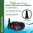 thumbnail image 4 of Alpine Corp PUR5400C 33 Pi. Pompe Eco-Sphere avec Cordon de Contrôleur, 4 of 5