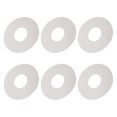thumbnail image 1 of RENACLIPY 6 Pcs Rondelles d'Étanchéité de Valve de Bateau Gonflable Blanches pour Accessoires de Dinghy à Air, 1 of 8