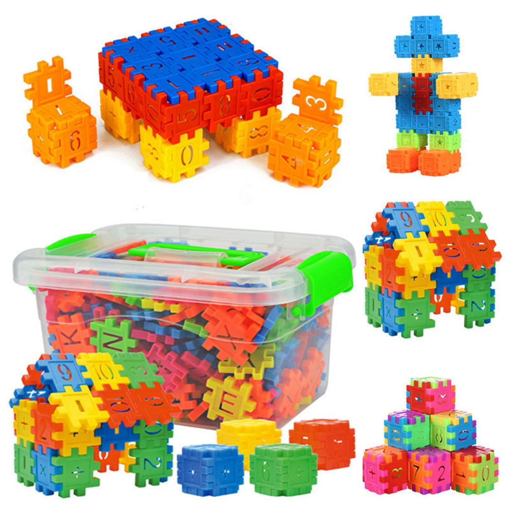 Building Block Set Developmental Number Building Blocks Educational Toy for Kids