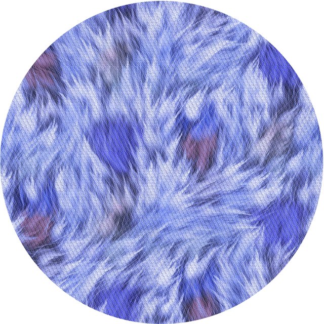 Ahgly Company Tapis d'Intérieur Lavable en Machine Carré Transitionnel Jeans Bleu, 3 Pieds Carré