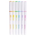 thumbnail image 1 of 6 Pack Fluorescent Pen Set, Macaron Color Series, Student Creative Colored Markers, Key Marking Pens, Smooth Pens for Writing, Note-Taking, College Supplies for Everyday Writing Activities, 1 of 8