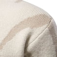 thumbnail image 4 of Dvkptbk Chandail pour Hommes Mode pour Hommes et Chandail d'Hiver Chandail à Enfiler Bas Tricot Rayé Chandail pour Hommes Vêtements d'Automne en Liquidation, 4 of 8