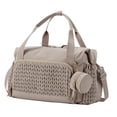 thumbnail image 3 of Lipstore Sac à Couches Léger Grande Capacité Sac à Bandoulière pour Infirmières Femmes Travail Gym Brun, 3 of 8