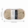 thumbnail image 3 of MAINSTAYS Beige Chunky Chenille Yarn, 3 of 3