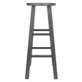 thumbnail image 3 of Winsome Ivy 29" Bar Stool Gray Finish, 3 of 5