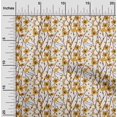 thumbnail image 2 of oneOone Polyester Spandex Yellow Fabric Kids Floral Sewing Craft Projects Fabric Prints By Yard 56 Inch Wide, 2 of 4