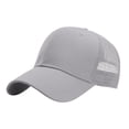 thumbnail image 1 of Aocisk Structured Trucker Baseball Cap Adjustable Six Panel Design Bulk Pack Snapback Hat Grey One Size, 1 of 3
