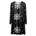 thumbnail image 4 of Splozh Robe de Concours pour Bébé Fille Robe de Noël pour Fille Imprimé Bal Fête Fête de Noël Robes pour Fille Violet, 9-10 Ans, 4 of 5
