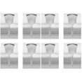 thumbnail image 1 of 8 Pcs Non-Perceant Porte-Serviettes Cintres de Ménage Porte-Serviettes en Acier Inoxydable, 1 of 6