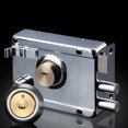 thumbnail image 3 of Exterior Iron Door Locks Security Anti-theft lock Security anti-theft Lock Multiple Insurance Lock Wood Gate Lock Hardware, 3 of 9