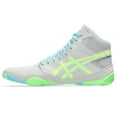 thumbnail image 4 of ASICS Chaussures de Lutte Snapdown 4 pour Hommes 10 Gris Glacier/lime Burst, 4 of 5