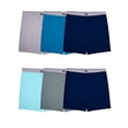 thumbnail image 2 of Fruit Of The Loom Mens 6 Pack Assorted Knit Boxers, XL, Assorted, 2 of 2