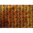 thumbnail image 4 of oneOone Cotton Silk Fabric Leaves & Floral Block Printed Fabric 1 Yard 42 Inch Wide, 4 of 4