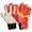 Red, variant on LJNYFDC Football Goalie Gloves 1 Pair Goalkeeper Breathable Resistant Non slip Texture Football Training Goalie for Kids