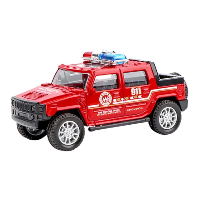1/36 Simulation Police-Car Véhicule Camion à Rétrofriction Modèle Jouet pour Enfants Cadeau de Noël