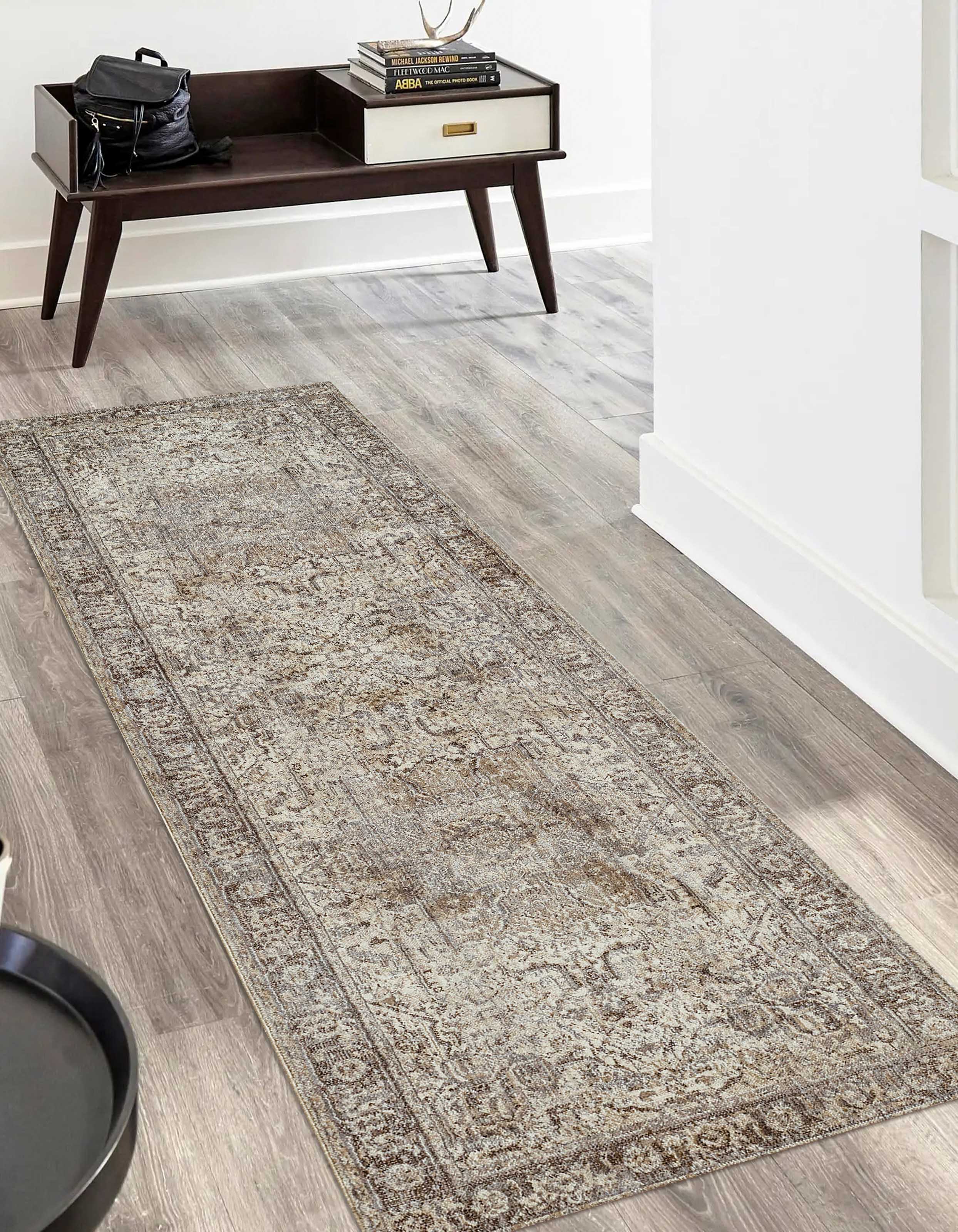 ECARPET Selena Traditional Runner Rug for Living Room, Bedroom, Dining Room, Entrance, Hallway and More.