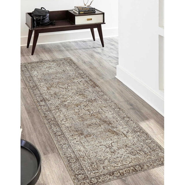 ECARPET Selena Traditional Runner Rug for Living Room, Bedroom, Dining Room, Entrance, Hallway and More.