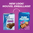 thumbnail image 4 of Pure Protein Chewy Chocolate Chip Bars - 20 g Protein, Low Sugar, Gluten Free Snack with Whey Blend, Made in Canada, 6 x 50 g, 4 of 6