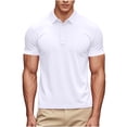 thumbnail image 4 of Womens Cute Top Womens Summer Tops for Work Women Golf Shirts Quick Dry Workout T Shirt Solid Color Button Collared Athletic Tee Short Sleeve Business Work Tops, 4 of 8