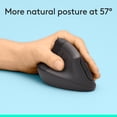 thumbnail image 4 of Logitech Lift Left Vertical Ergonomic Mouse - Graphite, 4 of 10