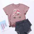 thumbnail image 5 of Meichang T-Shirts de la Saint-Valentin pour Femmes, T-Shirt Graphique Cœur d'Amour, Manches Courtes, Col Rond, Décontracté, Blouses, Joyeuse Saint-Valentin, 5 of 5