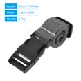 thumbnail image 2 of Unique Bargains Suitcase Belts with Quick Release Buckle Luggage Straps, Gray 2 Pack, 2 of 5