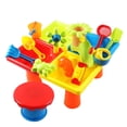 thumbnail image 1 of Colorful 4 In 1 Sand Water Table For Kids Activity Sensory Play Table Beach Sand Toy 25Pcs, 1 of 8