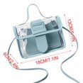 thumbnail image 3 of Vaidha Clear Purses For Women & Men-PVC Messenger Handbag Transparent Crossbody Purse Bag For Concert Sports Events & Amusement, 3 of 9