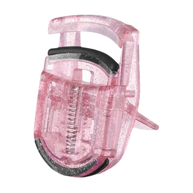 Eyelash Curler, Create Charming Eye Makeup, 6.5*3.4cm Red, PC+Silicone Strip, Foldable and Space-Saving