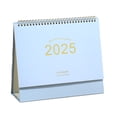 thumbnail image 2 of Meitianfacai 2025 Mini Desk Calendar Mini Standing Calendar 2025 Flip Calendar For Desk 2025 Standing Flip Desktop Calendar Desk Calendar Planner Office Calendar For Home, Light blue, 2 of 6