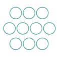 thumbnail image 1 of Unique Bargains Fluorine Rubber O Rings, 14mm OD, 12mm Inner Diameter, 1mm Width, Seal Gasket Green 10Pcs, 1 of 3