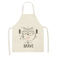 thumbnail image 2 of Dvkptbk Apron 1Pc Parent Adult The Family Kitchen Lovely Print Linen Family Aprons Kitchen Essentials, 2 of 2
