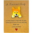 thumbnail image 2 of Resin Animal Pocket Positivity Card Set Mini Inspirational Emotional Support Gift Encouragement Tokens, 2 of 8