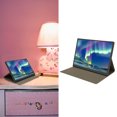 thumbnail image 1 of Portable IPS Display, 1920x1280 Portable 10.5in  With PU Leather Case For Laptop, 1 of 8