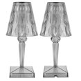 thumbnail image 1 of Tbest Crystal Table Light, Prism Desk Lamp Three Gears Adjustable Beautiful Transparent Prism For Gifts For Bar Hotel For Home For Decoration, 1 of 8