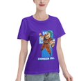 thumbnail image 2 of T-Shirt Basique à Manches Courtes pour Femmes Super Saiyan, 2 of 6