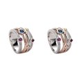 thumbnail image 1 of Dalazy Classy And Colorfast Jewelry For Nobility And Y2K Enthusiasts Not Easily Deform Fluent Lined All Ocassion Suitable Glod 6 2Set, 1 of 6
