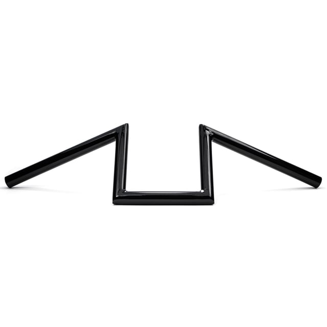 Krator Z Bars Replacement Handlebars Custom Bobber Harley Triumph Black 1" Inch Zee Zed Compatible with Harley Davidson Dyna Super Glide Sport