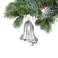 thumbnail image 3 of Christmas Spinning Silver Metal Ornament Bell - Set of 12, 3 of 3
