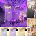 thumbnail image 2 of MesaSe Curtain Beaded Flash Tassel Shiny String Curtain Door Room Window Divider Home Decor Black, 2 of 7